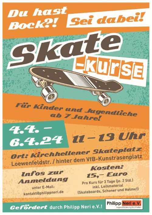 Skate-Kurse in den Osterferien